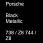 Preview: Porsche, Black Metallic, 738 / Z8 744 / Z8.